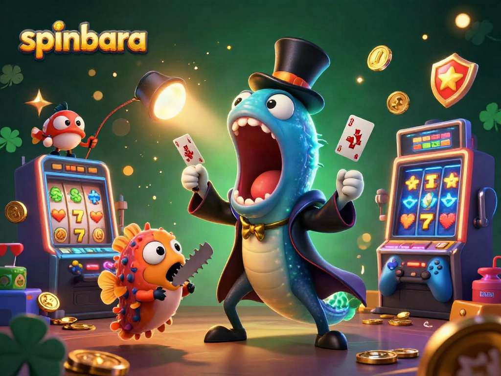 spinbara brings excitement with colorful slots, performing eel, anglerfish, and sea cucumber magic